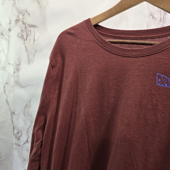 Dragon Ball Z T Shirt Men Large Red Super Goku Vegeta Gohan Long Sleeve Crew DBZ - Picture 2 of 11